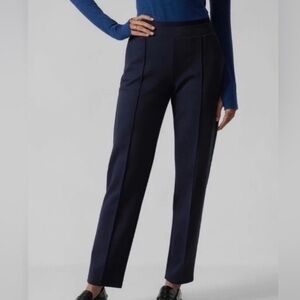 Athleta Navy Blue Tailored Ponte Trousers